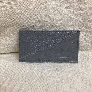 Hammitt Gray Leather Card Holder